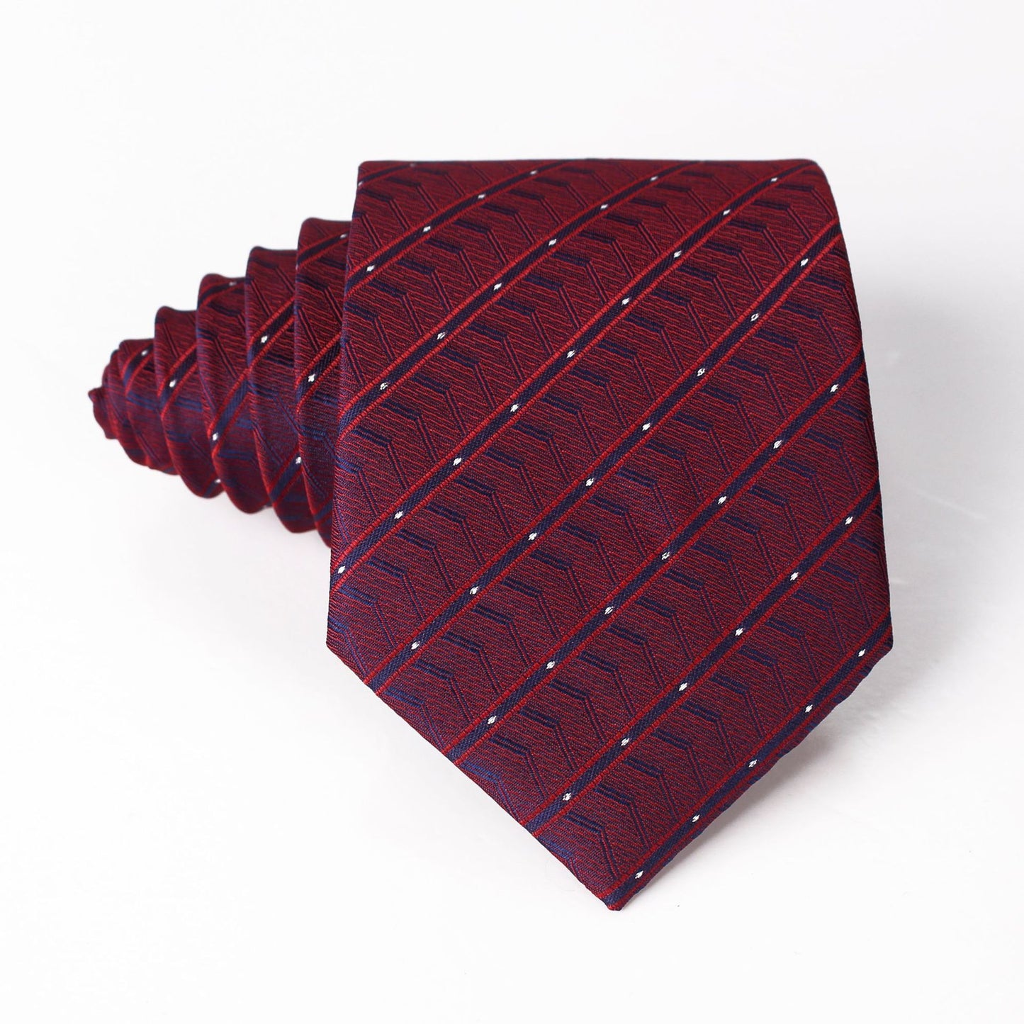 Classic Blue Black Red Necktie Men Business Formal Wedding Tie 8cm Stripe Plaid Neck Ties Fashion Shirt Dress Accessories