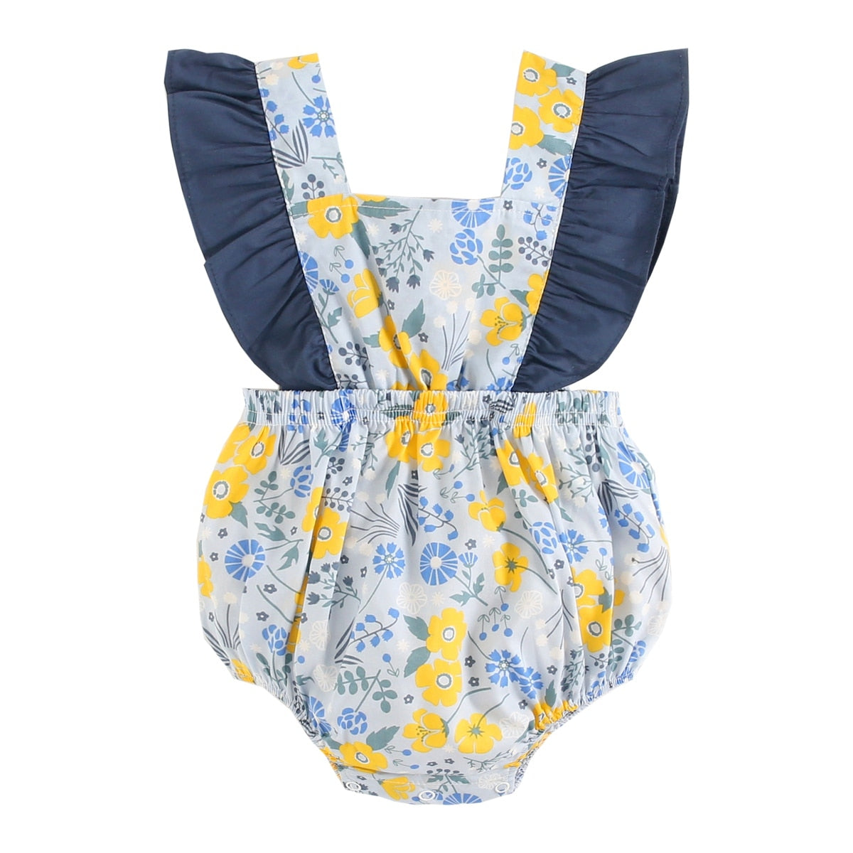 Pagliaccetti per neonate in cotone estivo Sanlutoz neonato principessa abbigliamento per bambini pagliaccetto per neonato con fiori carini