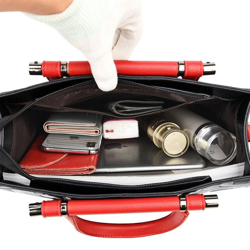 Brand Luxury Designer Shoulder Bags New Women's Large Capacity Vintage Tote Bags Women's Soft Leather Messenger Handbags