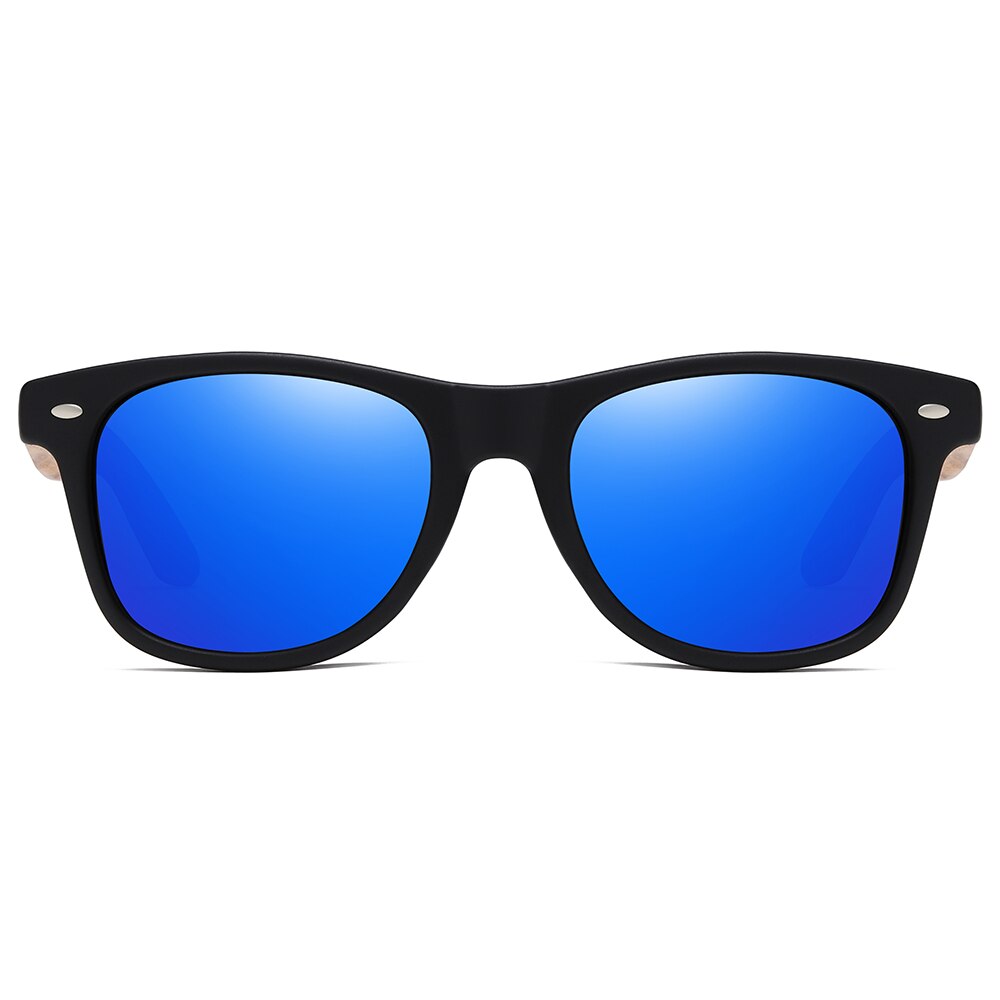 GM Mens Vintage Wooden Bamboo Sunglasses Polarized Mirrored Coating Womens Zebra Wood Sun Glasses gafas de sol hombre