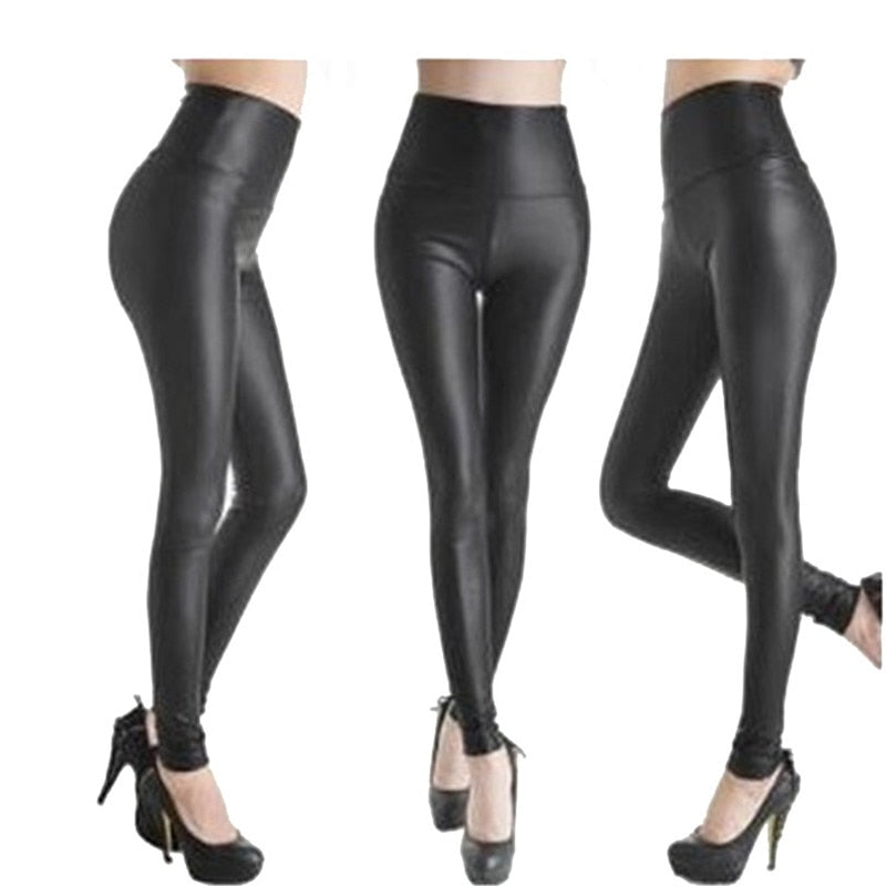 YSDNCHI Sexy Legging Punk Black Skinny Pants Fashion High Waist Stretch Push Up Leggins