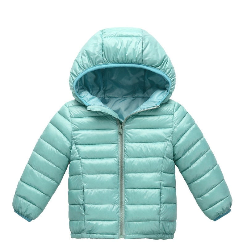 New Fashion Children Jacket Outerwear Boys and Girl Autumn Clothes Warm Down Hooded Coat Teenage Parka Kids Winter Clothing