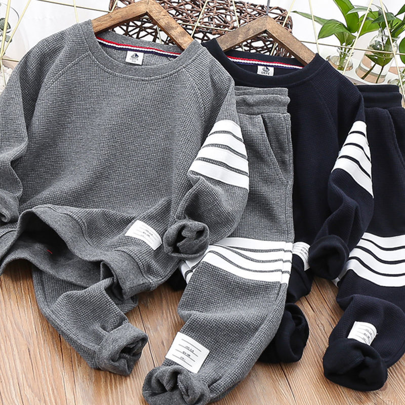Children's Clothing Boy's Sportswear Children's Sportswear  Spring and Autumn New Medium and Big Children Boys Sweater Pants