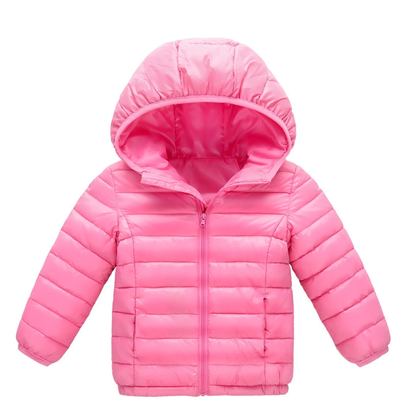 New Fashion Children Jacket Outerwear Boys and Girl Autumn Clothes Warm Down Hooded Coat Teenage Parka Kids Winter Clothing
