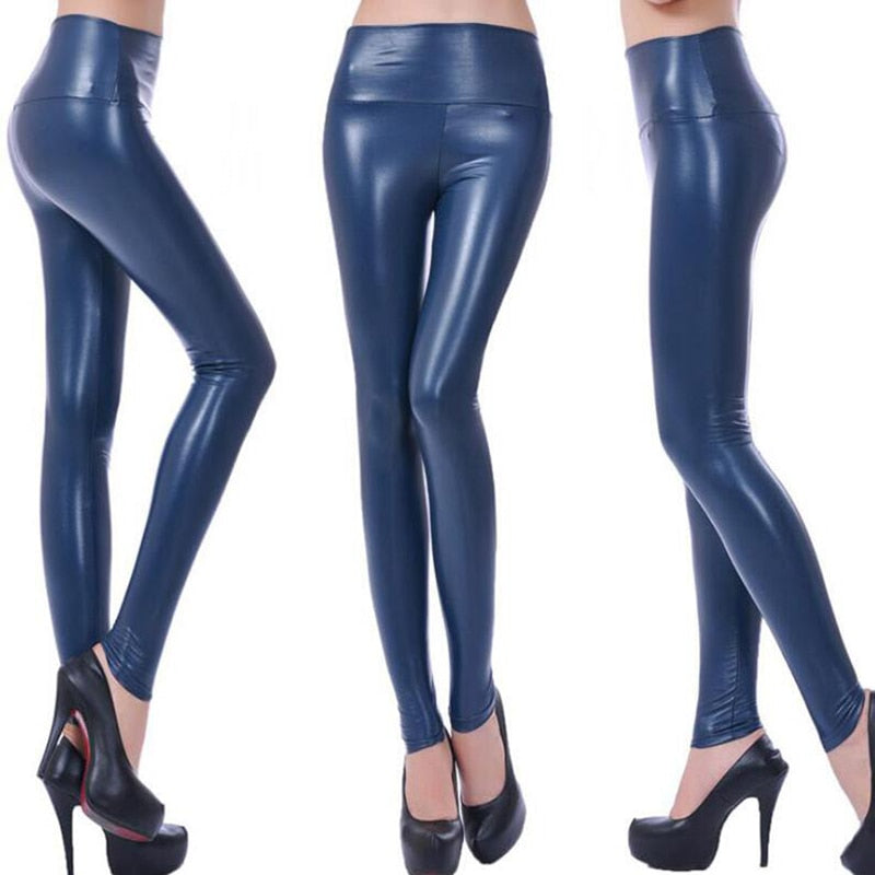 YSDNCHI Sexy Legging Punk Black Skinny Pants Fashion High Waist Stretch Push Up Leggins