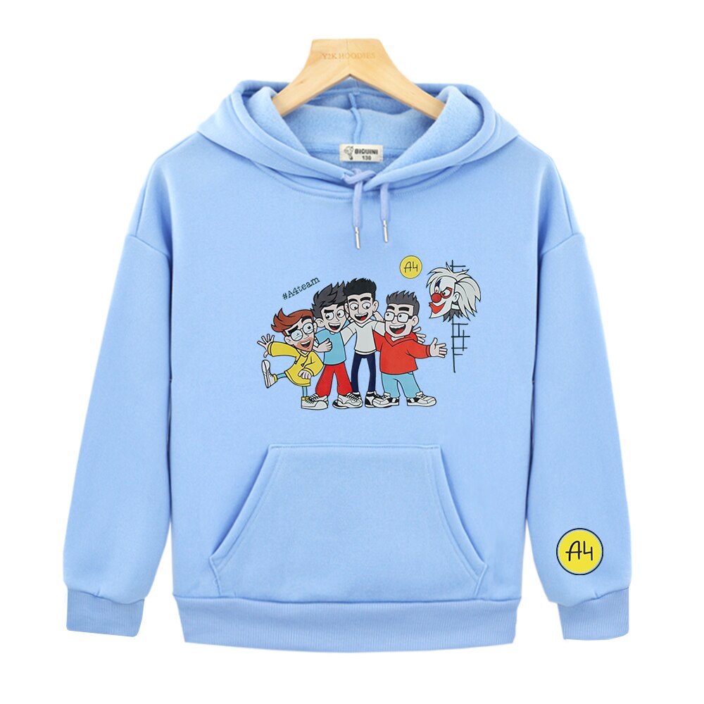 Kids Hoodie Merch A4 Sweatshirt Children's Clothing Top Autumn Boy's Girl's Tops Casual Baby Clothes