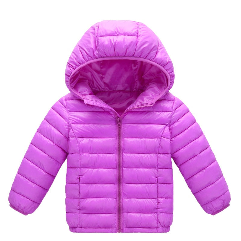 New Fashion Children Jacket Outerwear Boys and Girl Autumn Clothes Warm Down Hooded Coat Teenage Parka Kids Winter Clothing