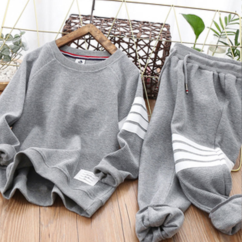 Children's Clothing Boy's Sportswear Children's Sportswear  Spring and Autumn New Medium and Big Children Boys Sweater Pants