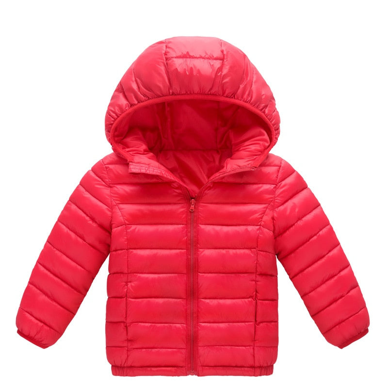 New Fashion Children Jacket Outerwear Boys and Girl Autumn Clothes Warm Down Hooded Coat Teenage Parka Kids Winter Clothing