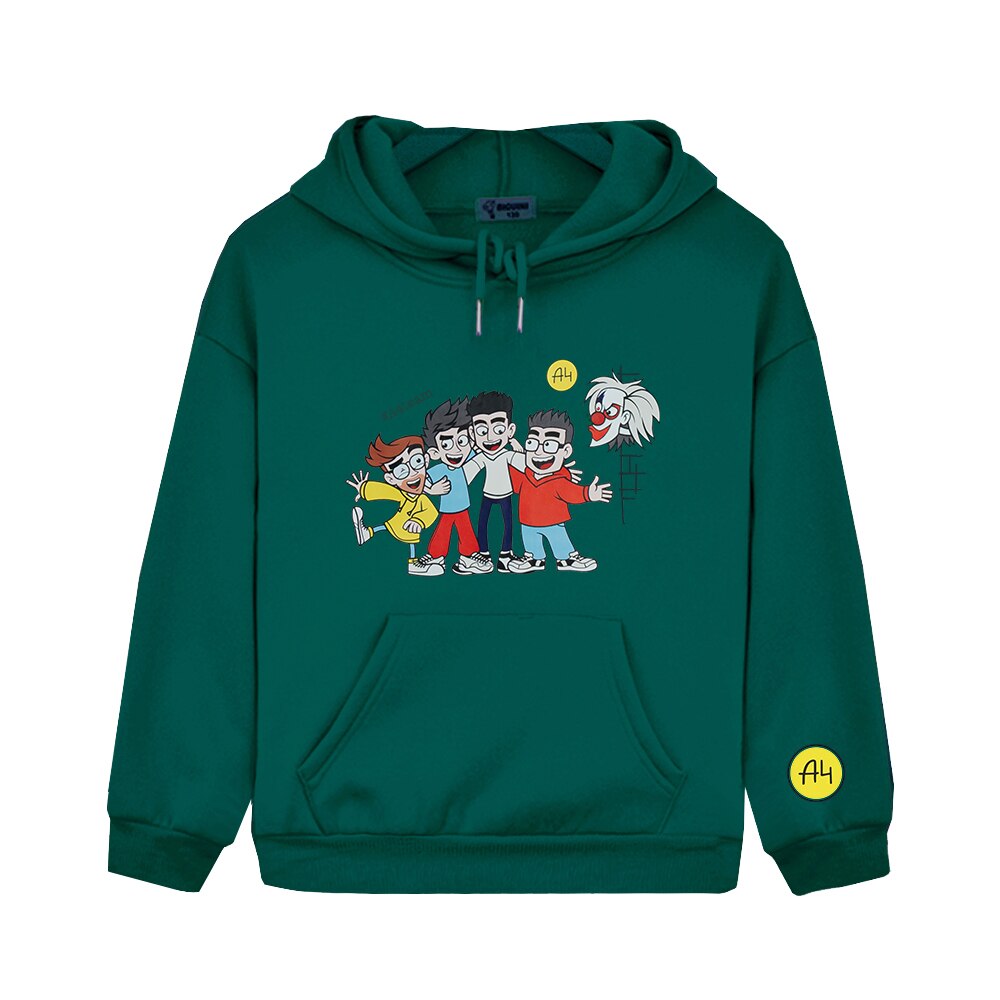 Kids Hoodie Merch A4 Sweatshirt Children's Clothing Top Autumn Boy's Girl's Tops Casual Baby Clothes