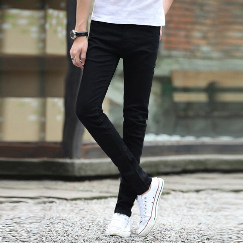 Slim Skinny Jeans Spring Autumn Men's Handsome Casual Long Trousers Thin Students Youth Teenagers Men's Pencil Pants