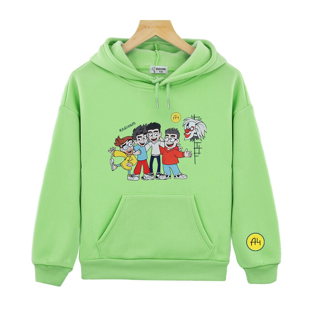 Kids Hoodie Merch A4 Sweatshirt Children's Clothing Top Autumn Boy's Girl's Tops Casual Baby Clothes