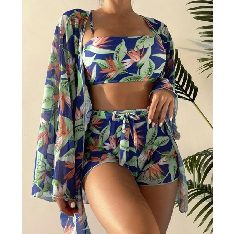 New Separate Swimsuits Tankini Set Female Swimwear 2023 Sports Beach Wear Two-Piece Bathing Suit Girls Pool Women Swimming Suit