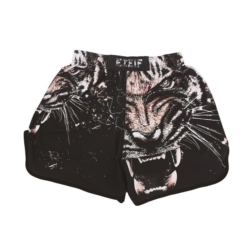 Men's Boxing Pants Printing MMA Shorts kickboxing Fight Grappling Short Tiger Muay Thai boxing shorts