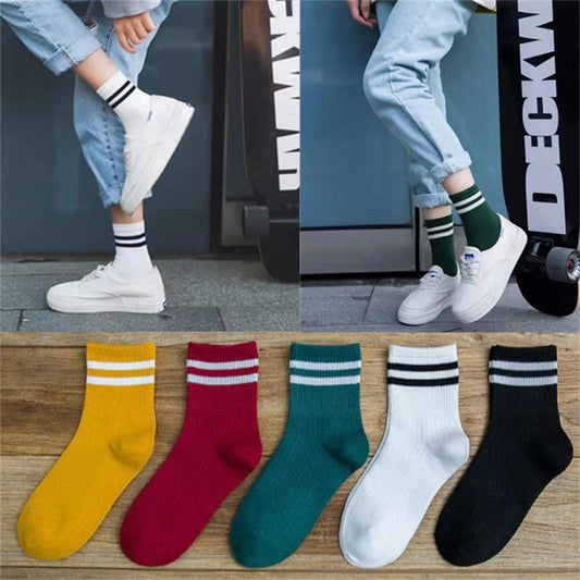 5 Pairs Pack Women Socks Girl Cartoon Bar Bear Lovely Happy Funny Smile Cute Kawaii Boat Ankle Short Cotton
