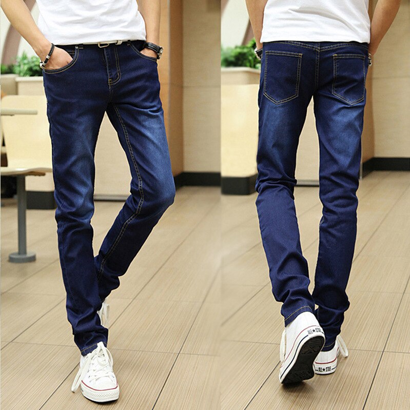 Slim Skinny Jeans Spring Autumn Men's Handsome Casual Long Trousers Thin Students Youth Teenagers Men's Pencil Pants