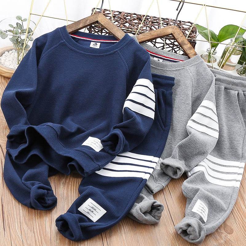 Children's Clothing Boy's Sportswear Children's Sportswear  Spring and Autumn New Medium and Big Children Boys Sweater Pants