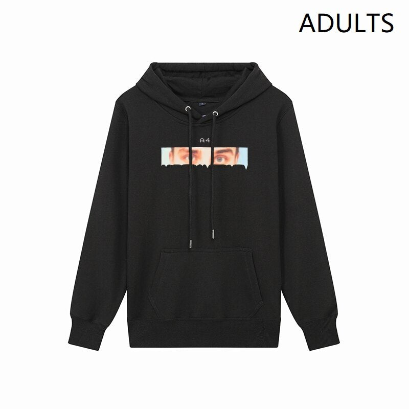 Family Clothing Kids Merch A4 Eyes Printed Hoodie Boys Hooded Sweatshirts Girls Casual Thicked Pullovers